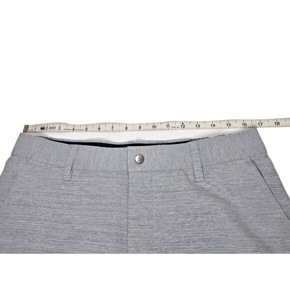 BYLT Premium Basics Kinetic Shorts Men’s Large 9.5" Light Gray Performance Chino - Picture 11 of 13